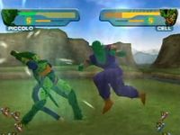 une photo d'Ã©cran de Dragon Ball Z - Budokai sur Nintendo Gamecube